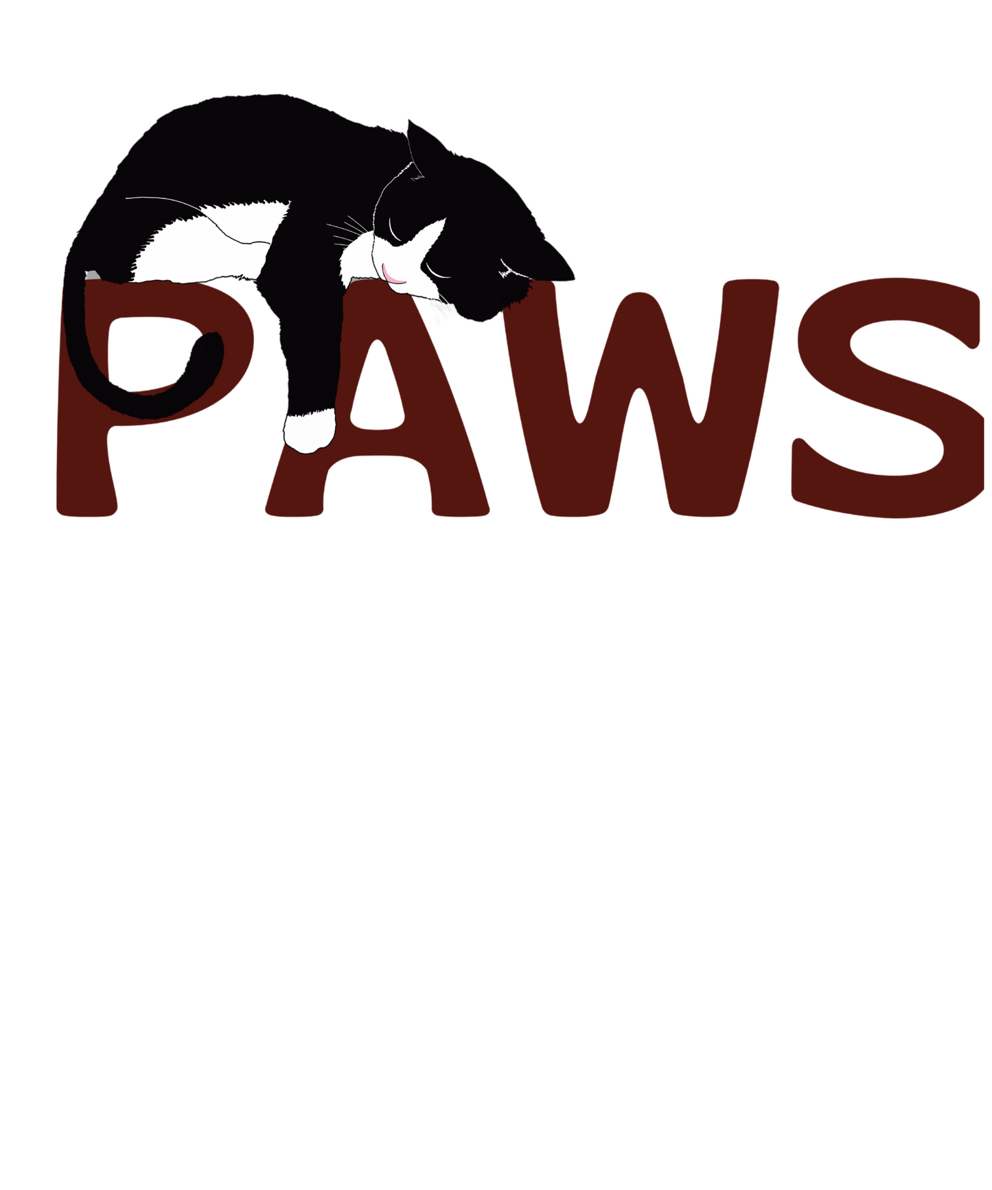 "PAWS Tuxedo Cat Mug – Purrfection in Progress"
