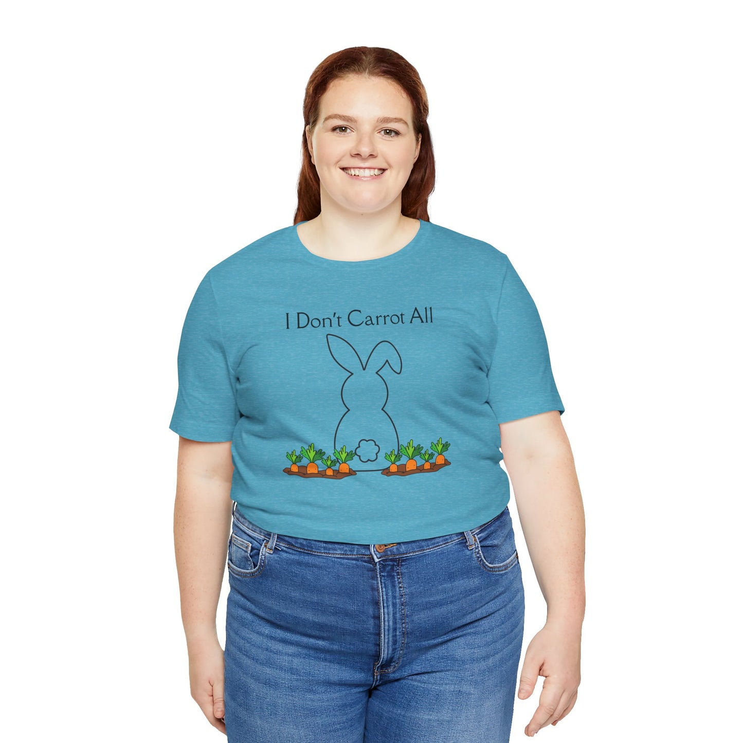 Zero Clucks, Zero Carrots | I Don’t Carrot All Bunny Shirt | Funny Easter T-Shirt