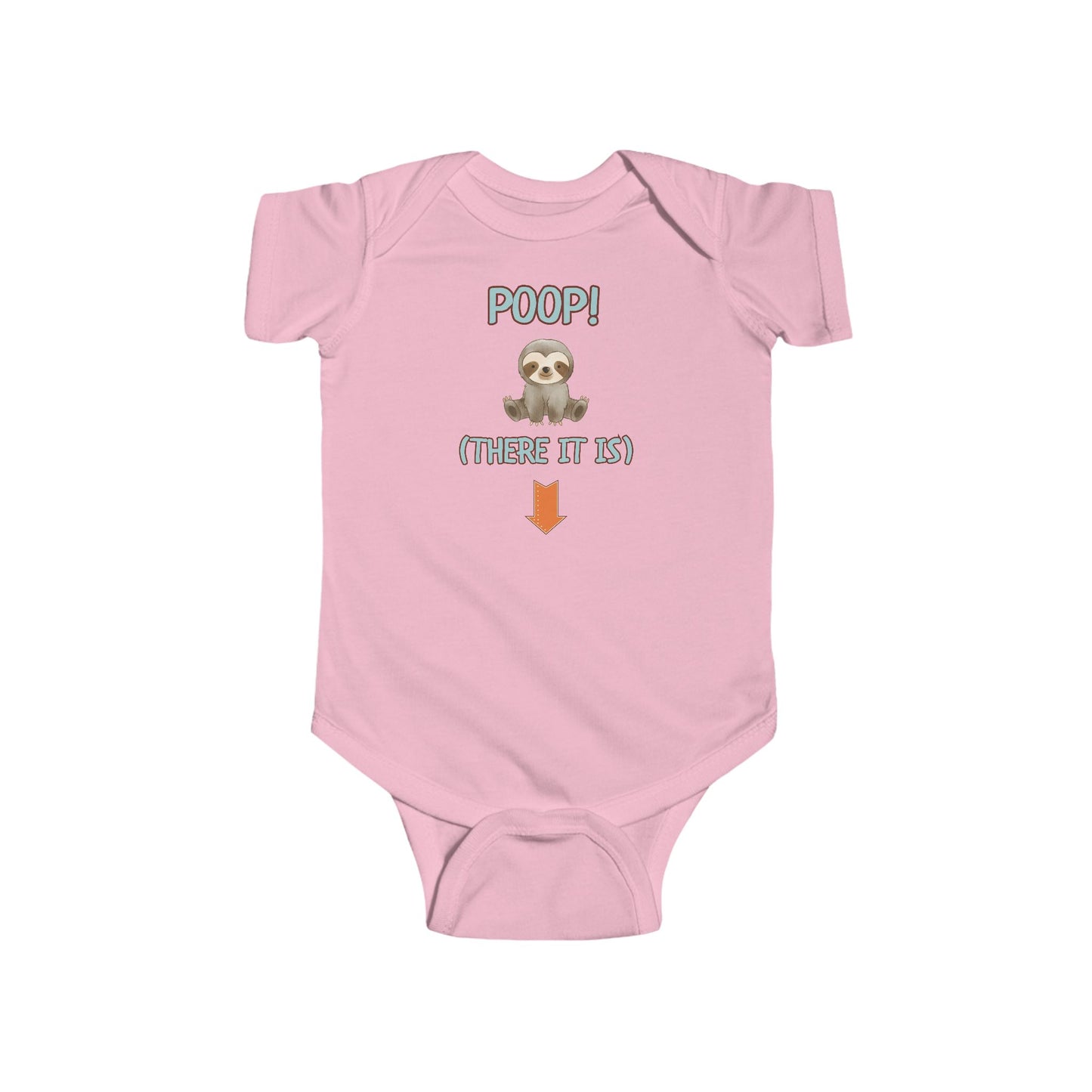 "Poop! There It Is – Sloth Baby Onesie"