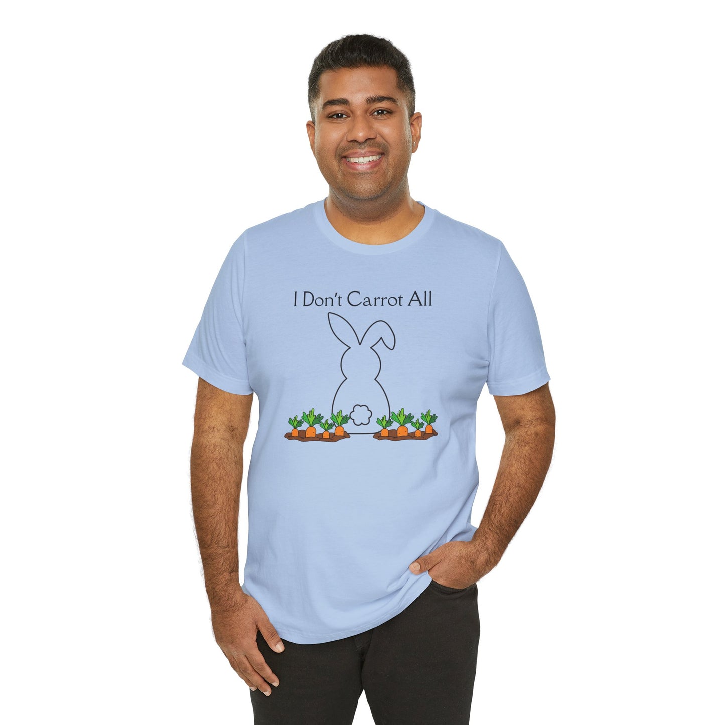 Zero Clucks, Zero Carrots | I Don’t Carrot All Bunny Shirt | Funny Easter T-Shirt