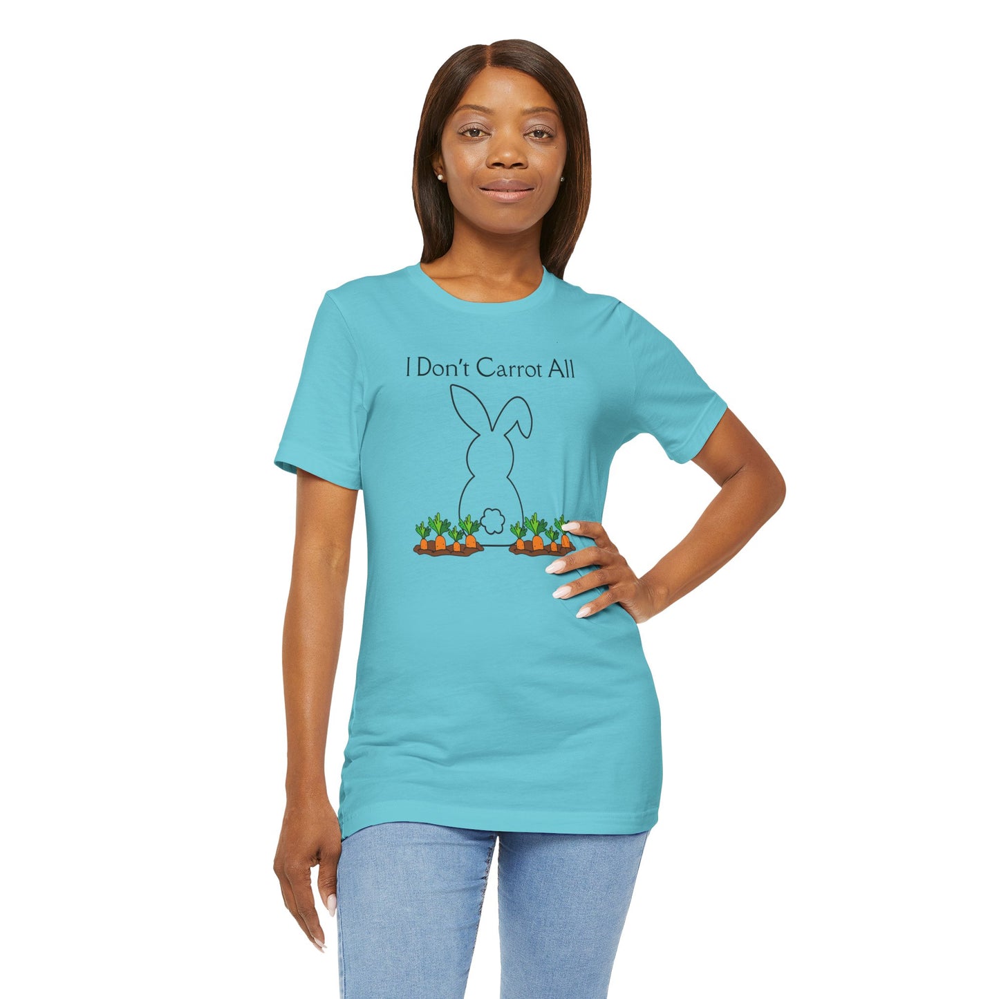 Zero Clucks, Zero Carrots | I Don’t Carrot All Bunny Shirt | Funny Easter T-Shirt