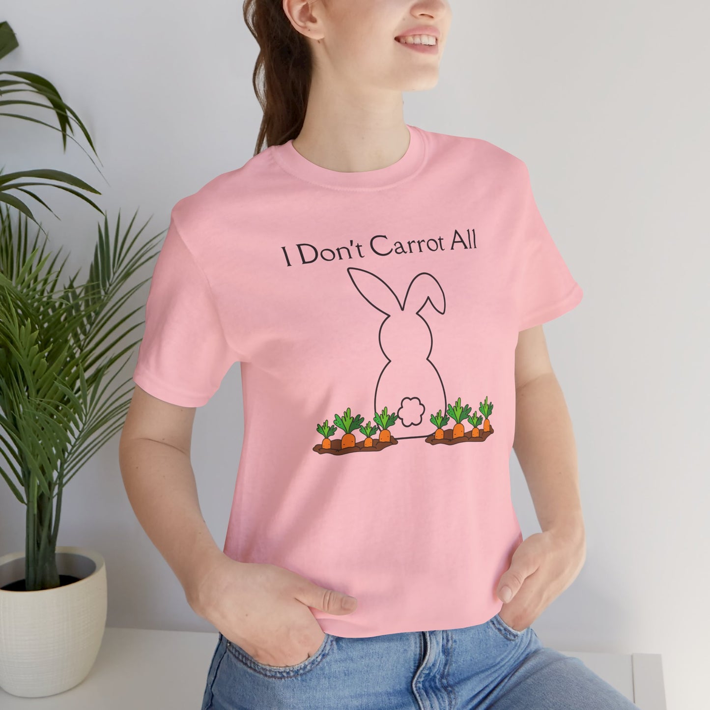 Zero Clucks, Zero Carrots | I Don’t Carrot All Bunny Shirt | Funny Easter T-Shirt