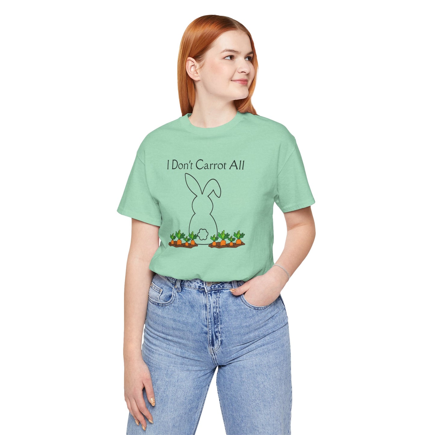 Zero Clucks, Zero Carrots | I Don’t Carrot All Bunny Shirt | Funny Easter T-Shirt
