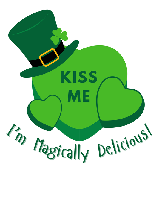 🍀 Kiss Me I’m Magically Delicious Shirt | Funny St. Patrick’s Day Unisex T-Shirt | Bella Canvas Tee