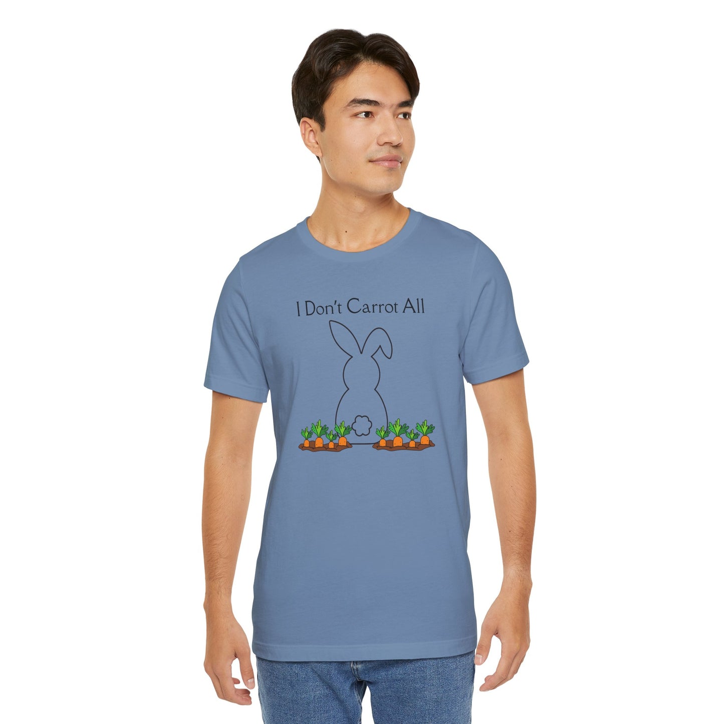 Zero Clucks, Zero Carrots | I Don’t Carrot All Bunny Shirt | Funny Easter T-Shirt