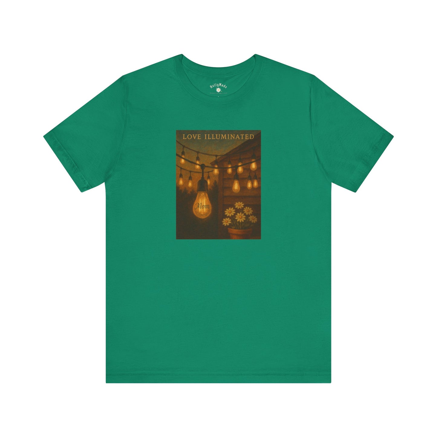 “Love Illuminated” – Personalized Vintage-Style Mother’s Day T-Shirt